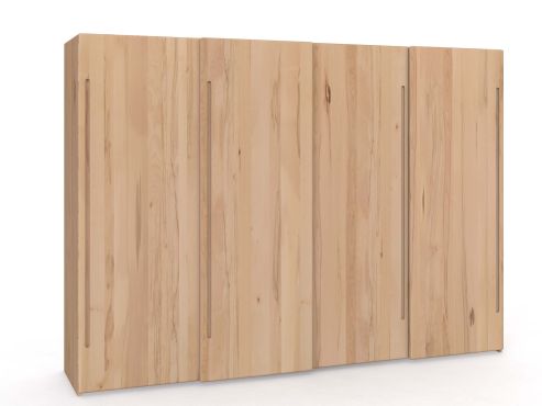 Schiebetürenschrank aus Kernbuche „Viktor“ 4-türig
