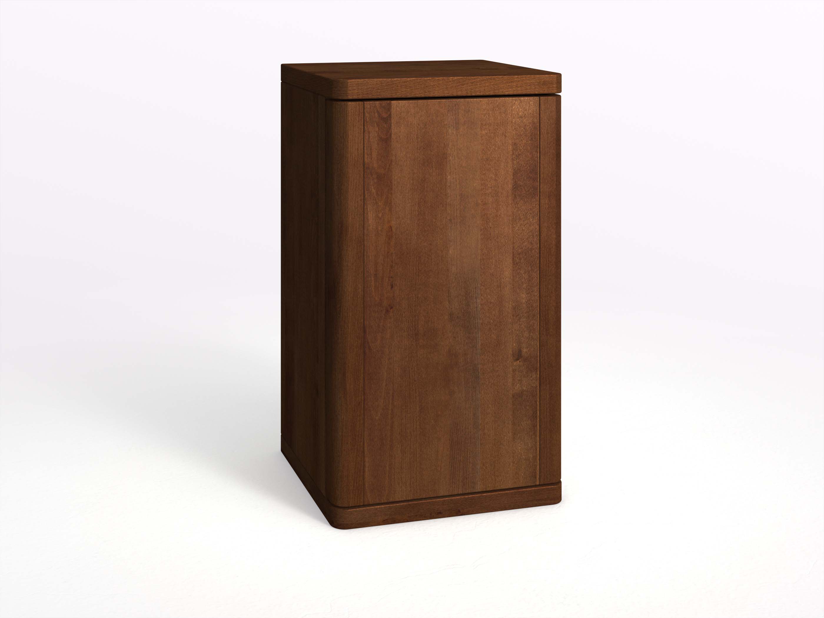 Buchenkommode Dunkel „Diana“ mit 1 Tür