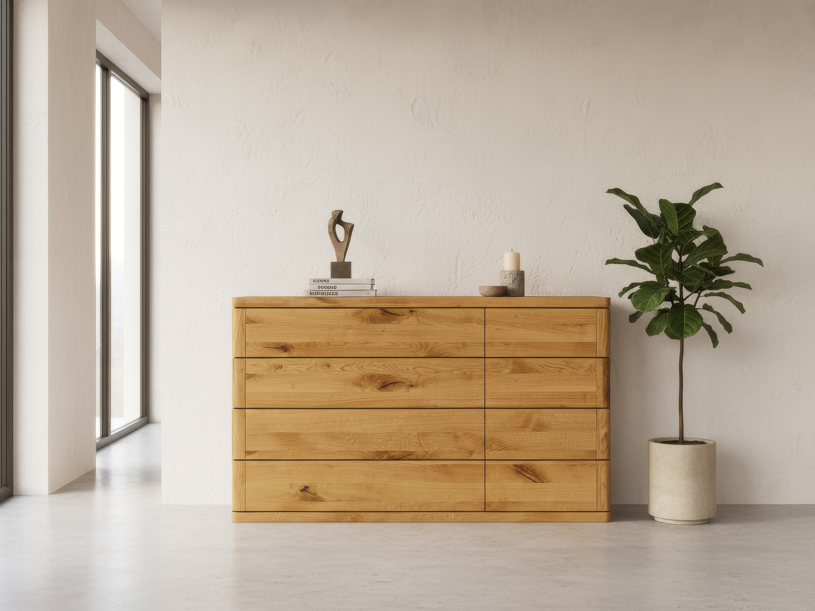 Massivholzkommode „Diana“ 150 cm