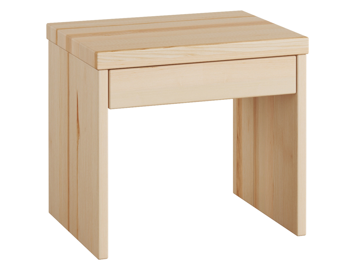 Nachttisch aus Esche „Emil“ mit Schublade in Komforthöhe