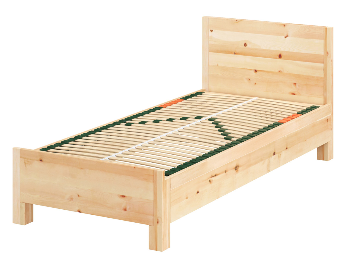 Das Mittelbett hat Boxspring-Seitenteile. Diese sind niedriger und so entsteht keine störende "Besucherritze".