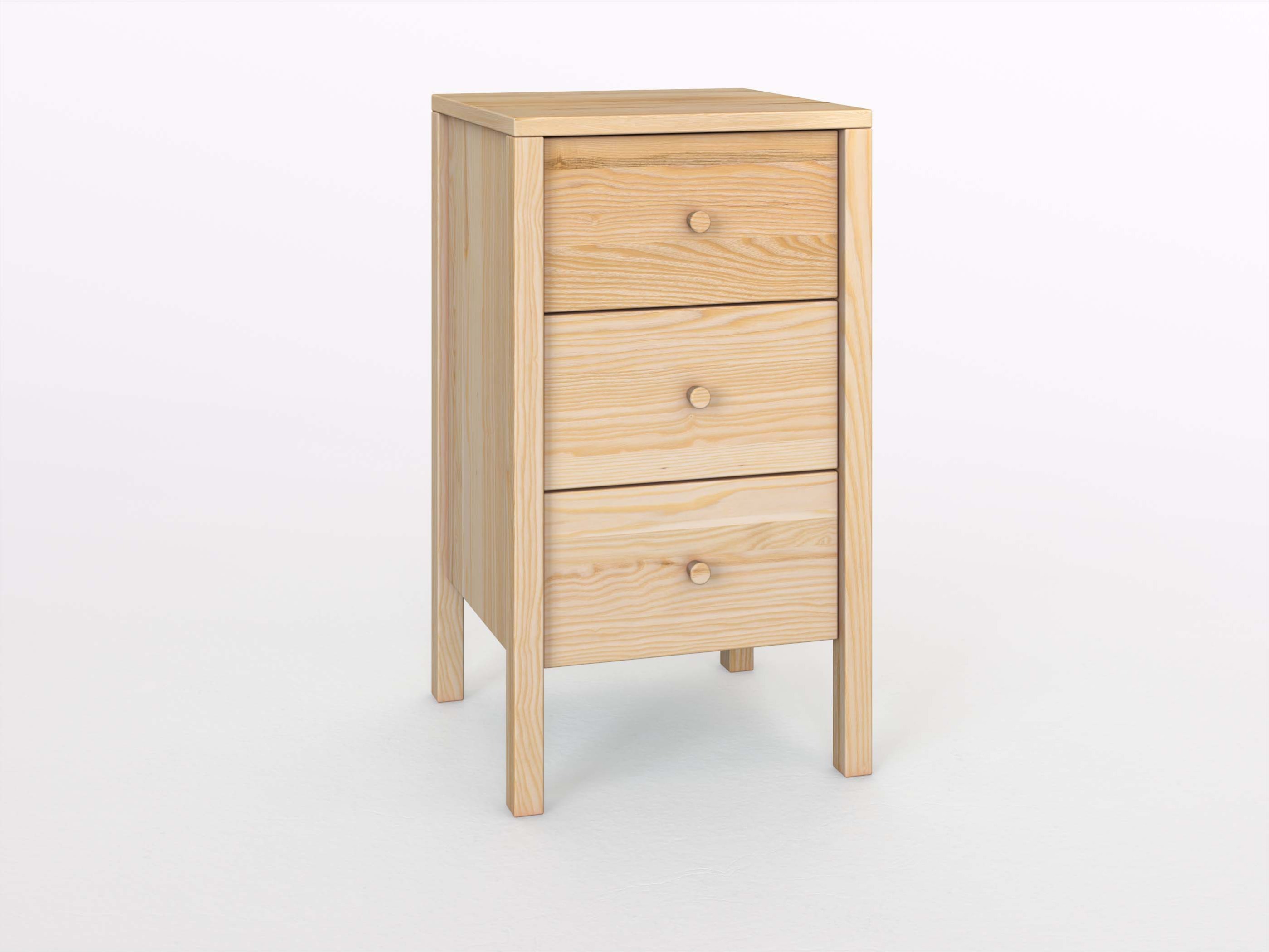 Eschenkommode „Gustav“ 50 cm mit Griff: Kasper