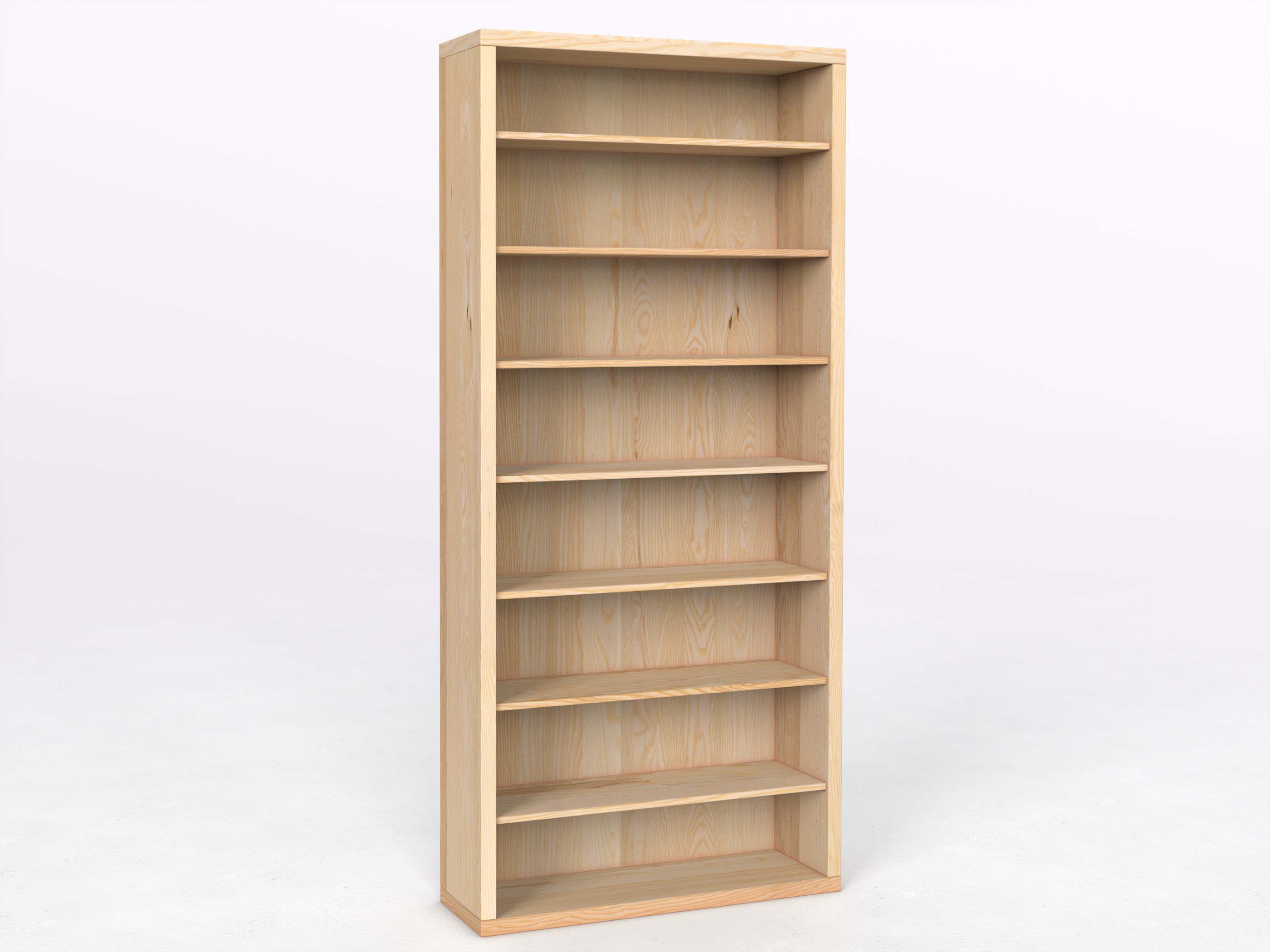 Eschenregal "Ingrid" 100 cm, Höhe 218 cm