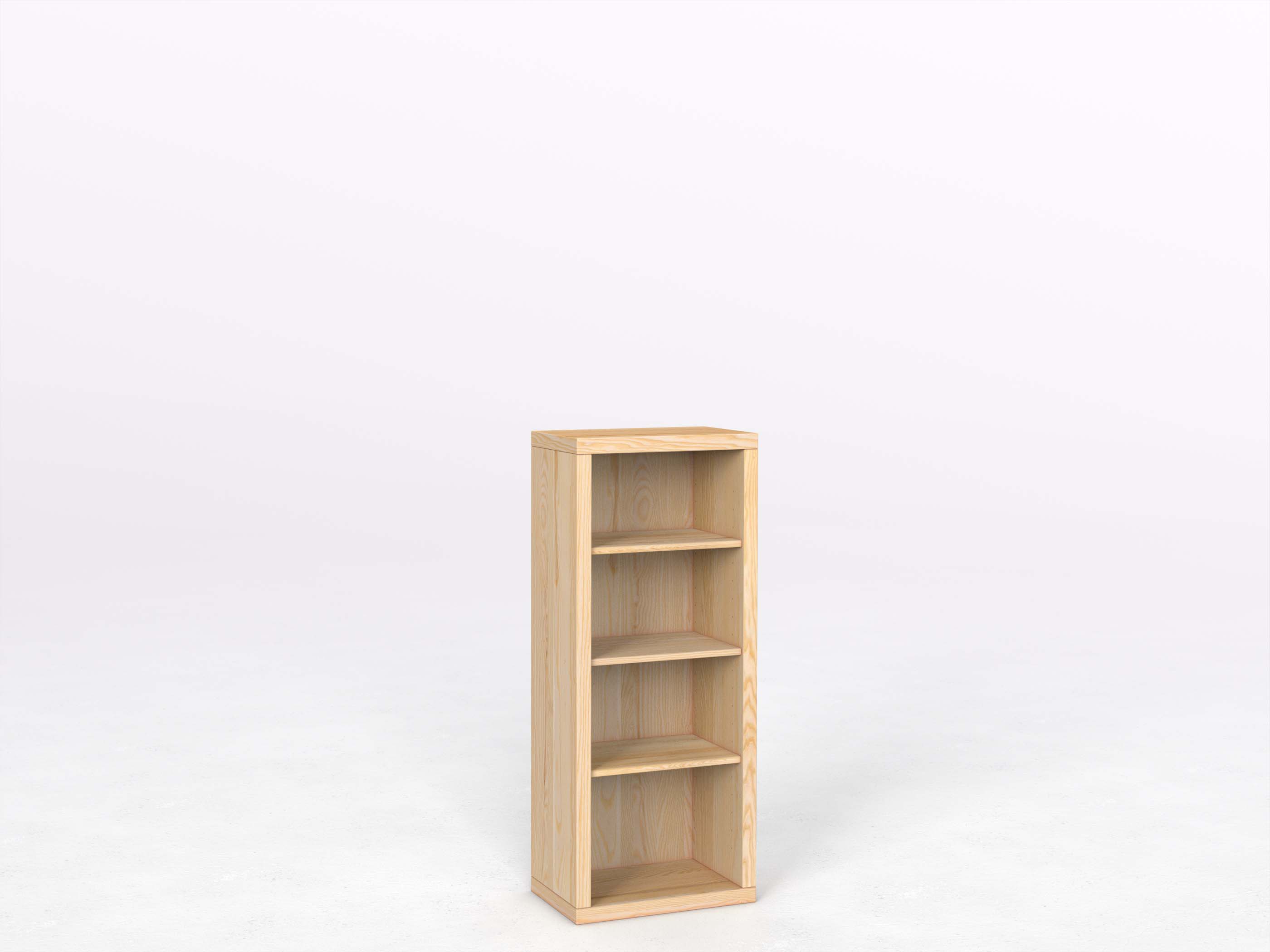 Eschenregal "Ingrid" 50 cm, Höhe 120 cm