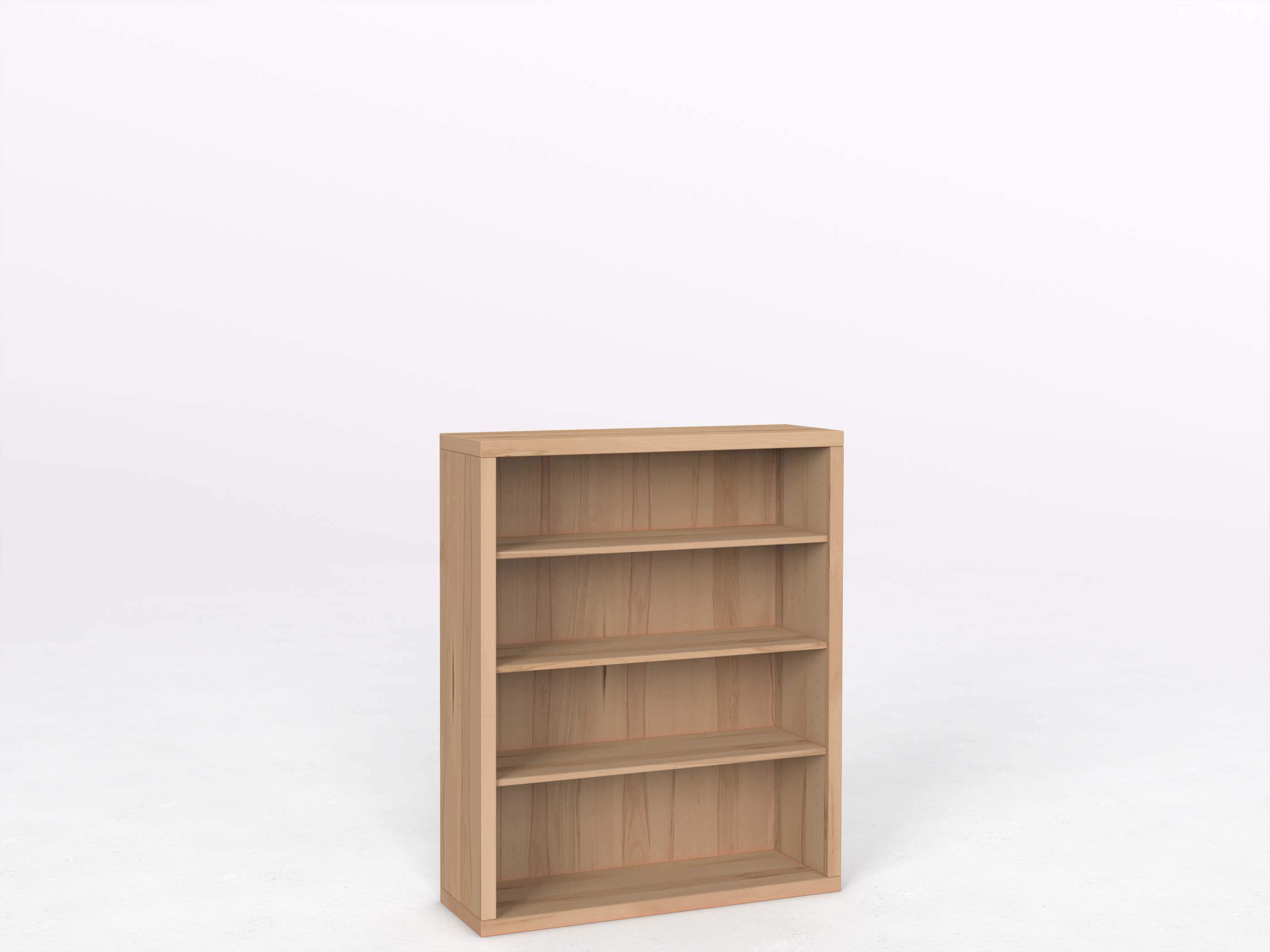 Buchenregal „Ingrid“ 100 cm, Höhe 120 cm