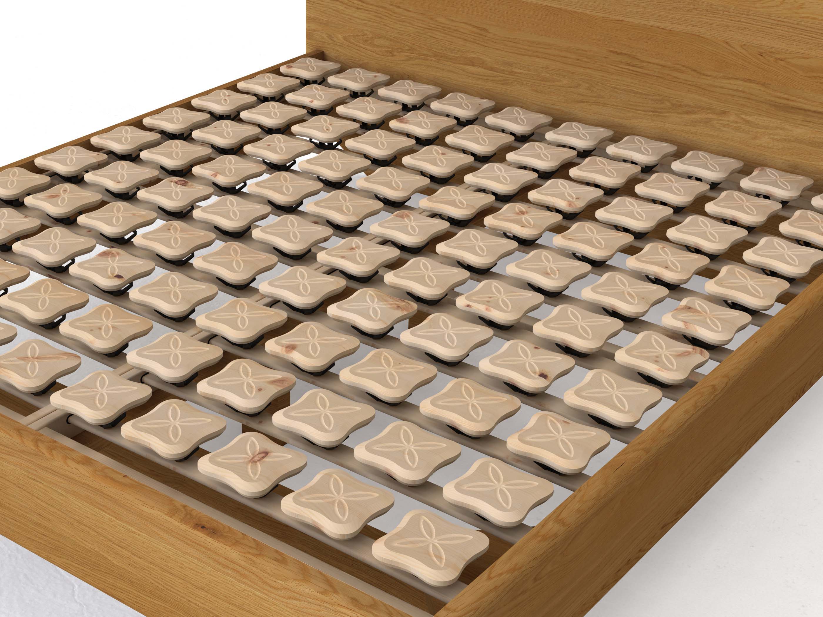 Tellerlattenrost „Karl“ aus Zirbe