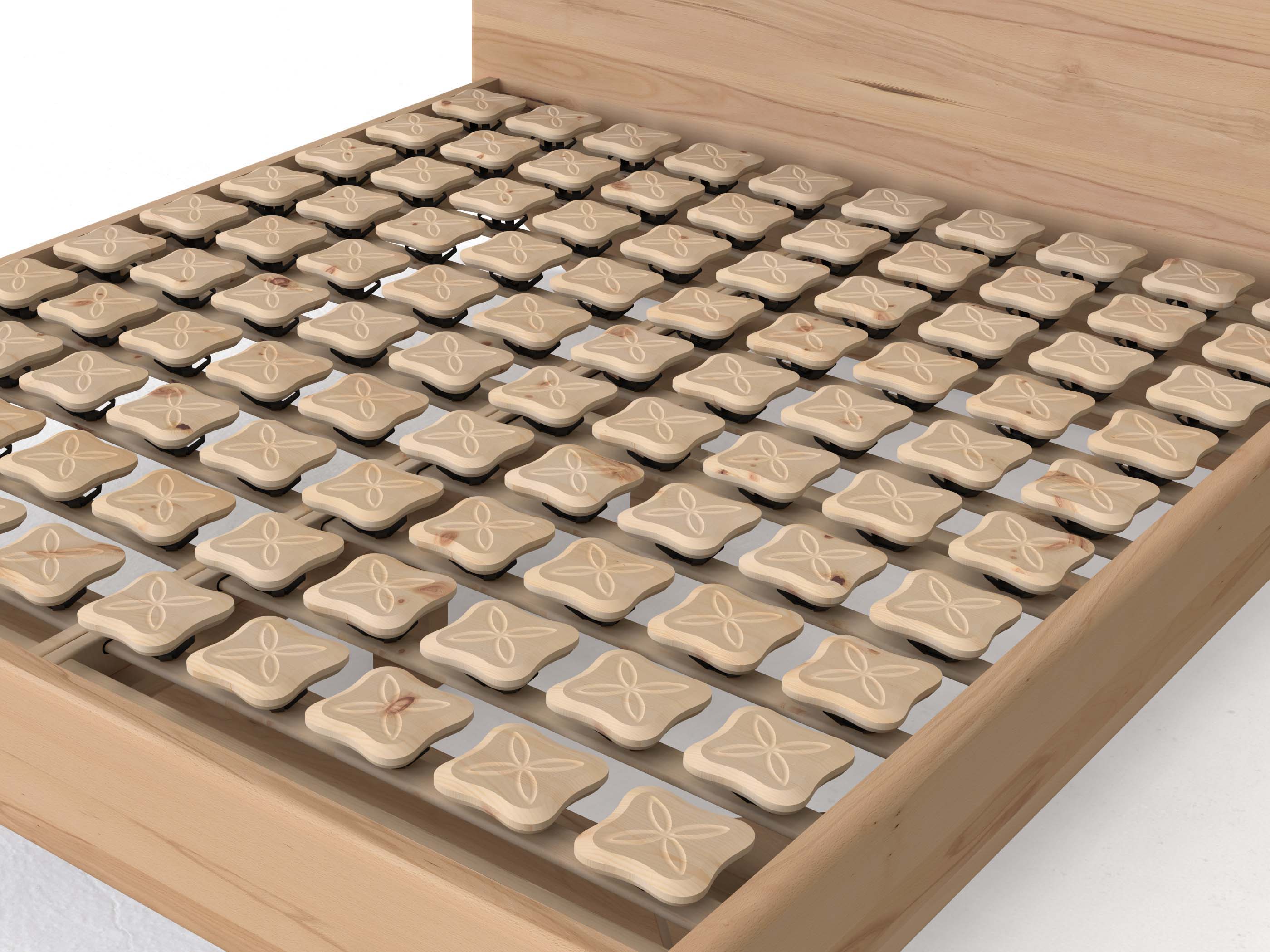 Tellerlattenrost „Karl“ aus Zirbe