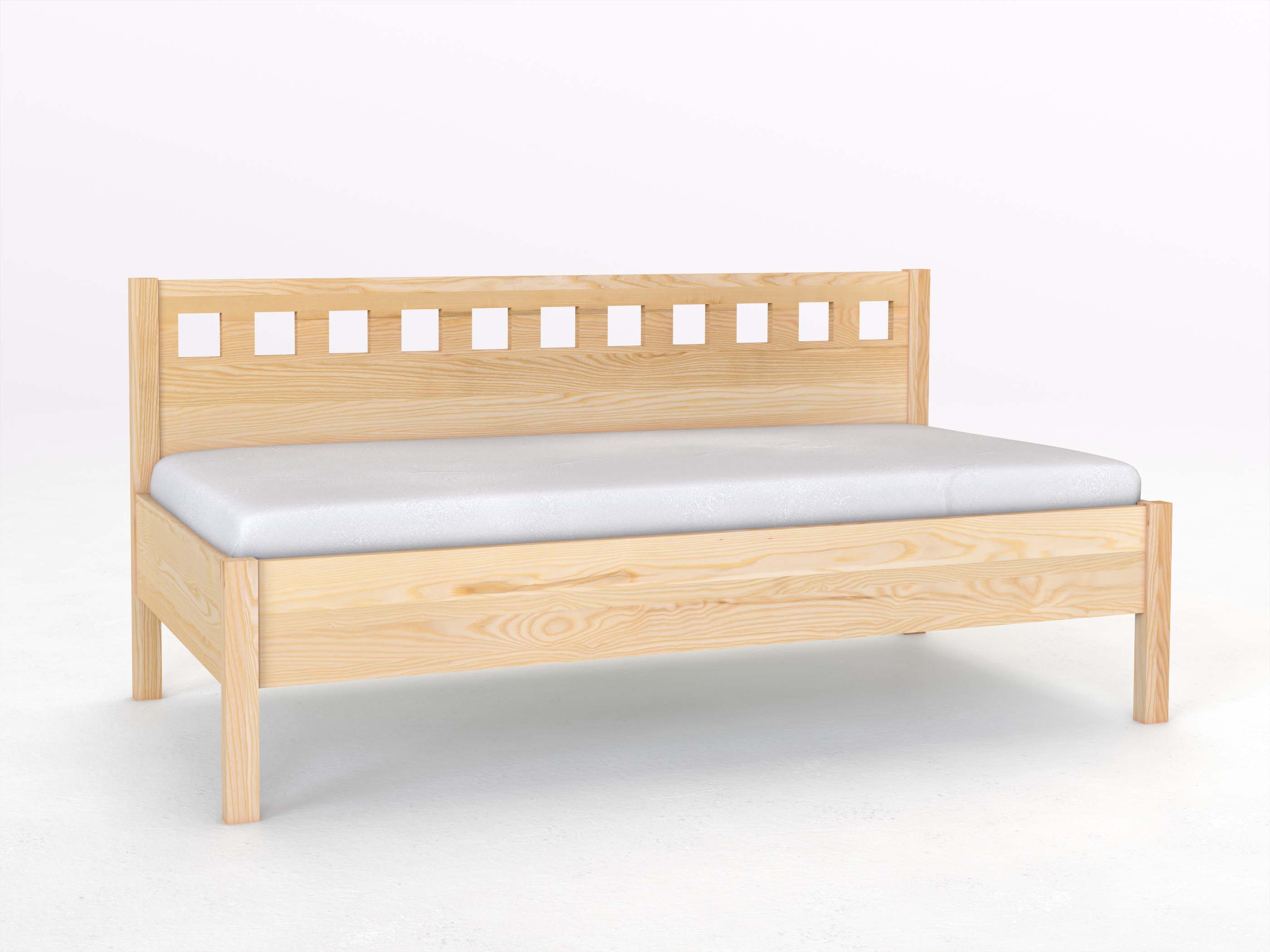 Sofabett „Katrin“ aus Esche in den Maßen 90 x 200 cm - ohne Armlehne