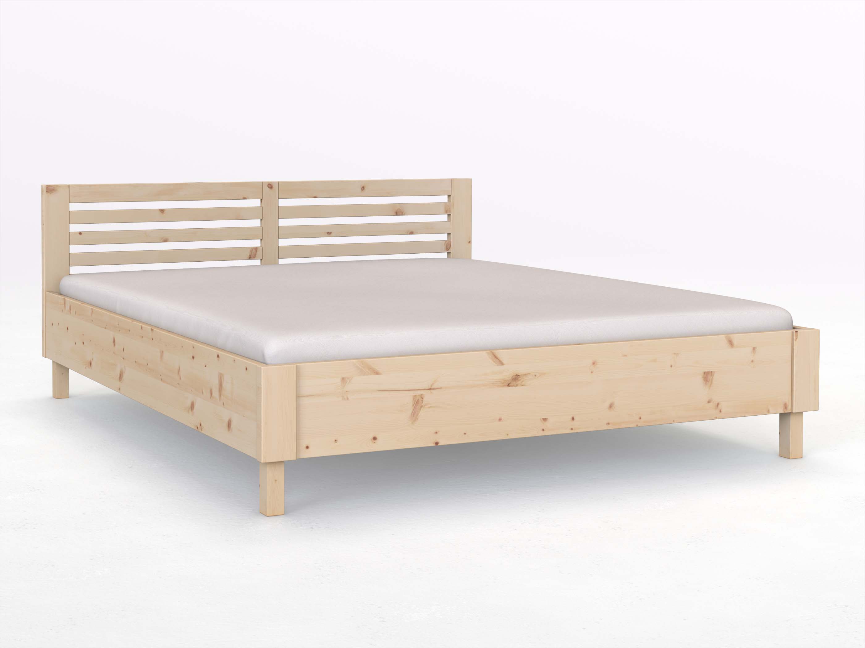 Zirbenbett „Moritz“ in 180 x 200 cm