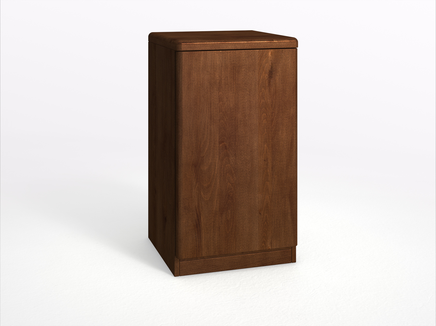 Kernbuchenkommode Dunkel „Nora“ mit 1 Tür