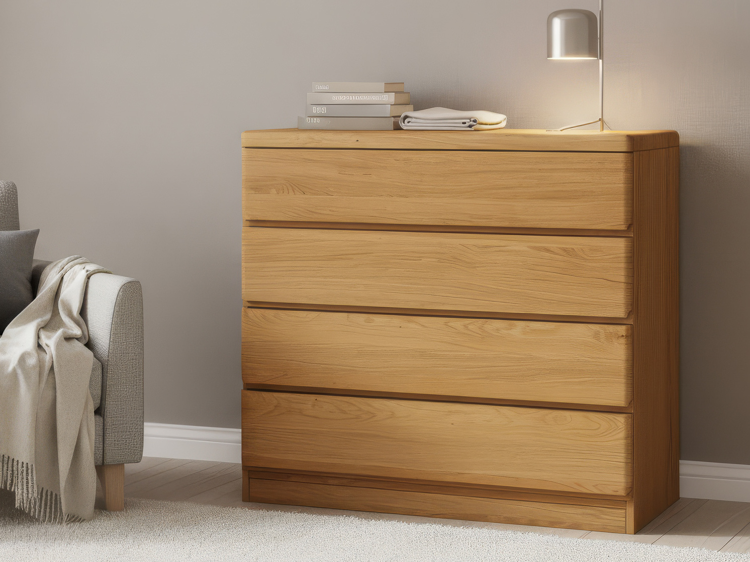 Massivholzkommode „Norbert“ 100 cm