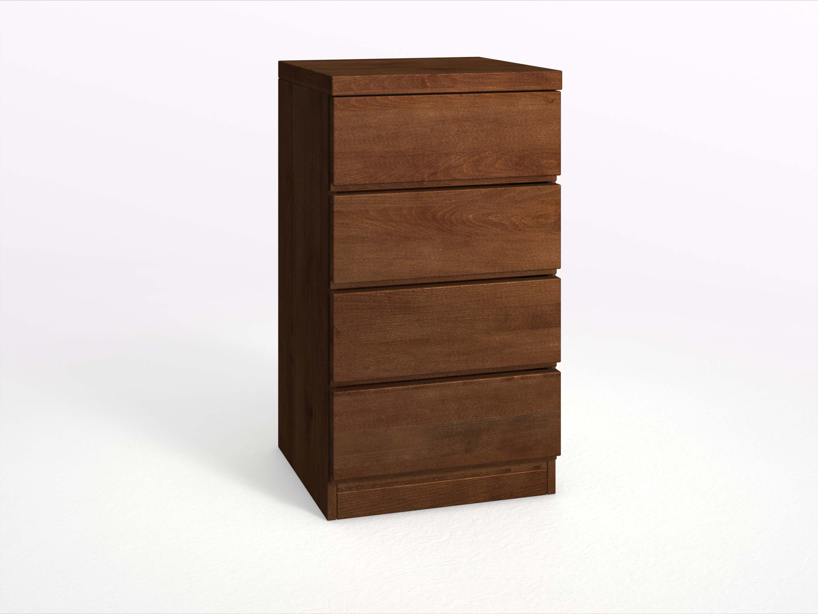 Buchenkommode Dunkel „Patrizia“ mit 4 Laden