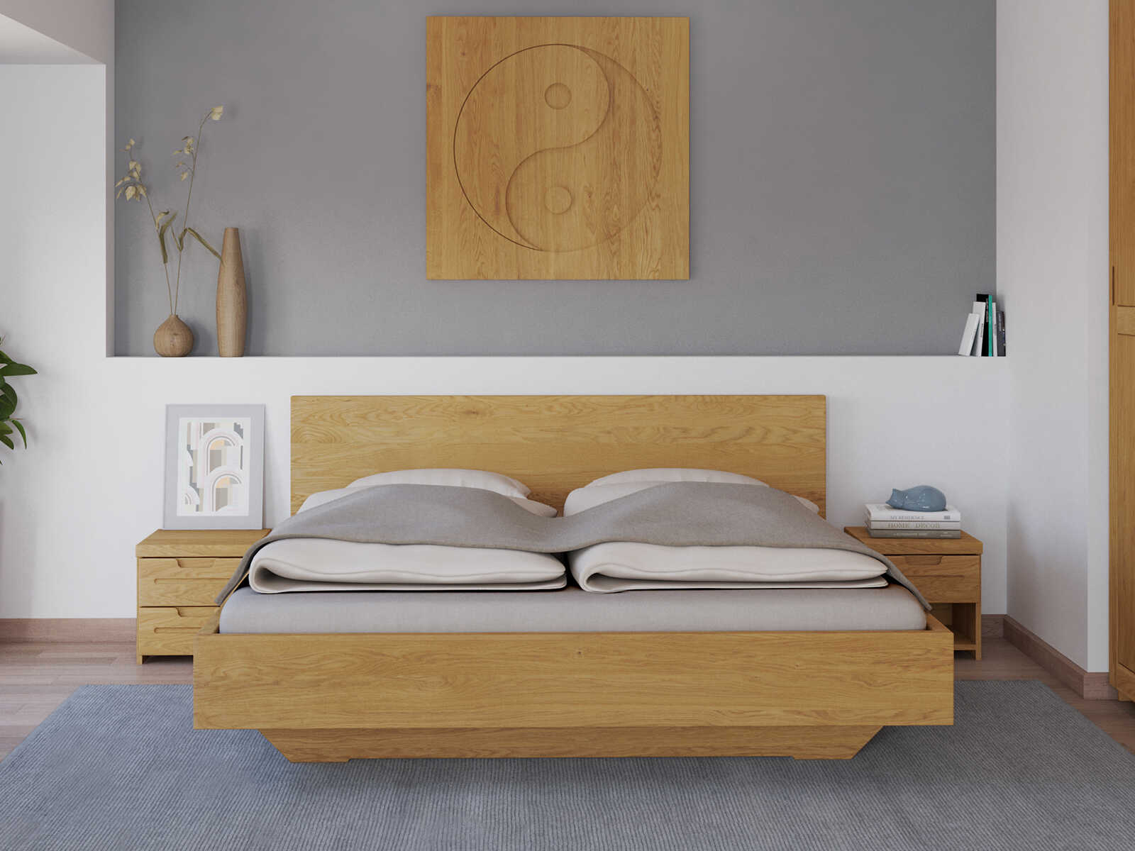 Bett „Lukas“ aus Massivholz in 180 x 200 cm