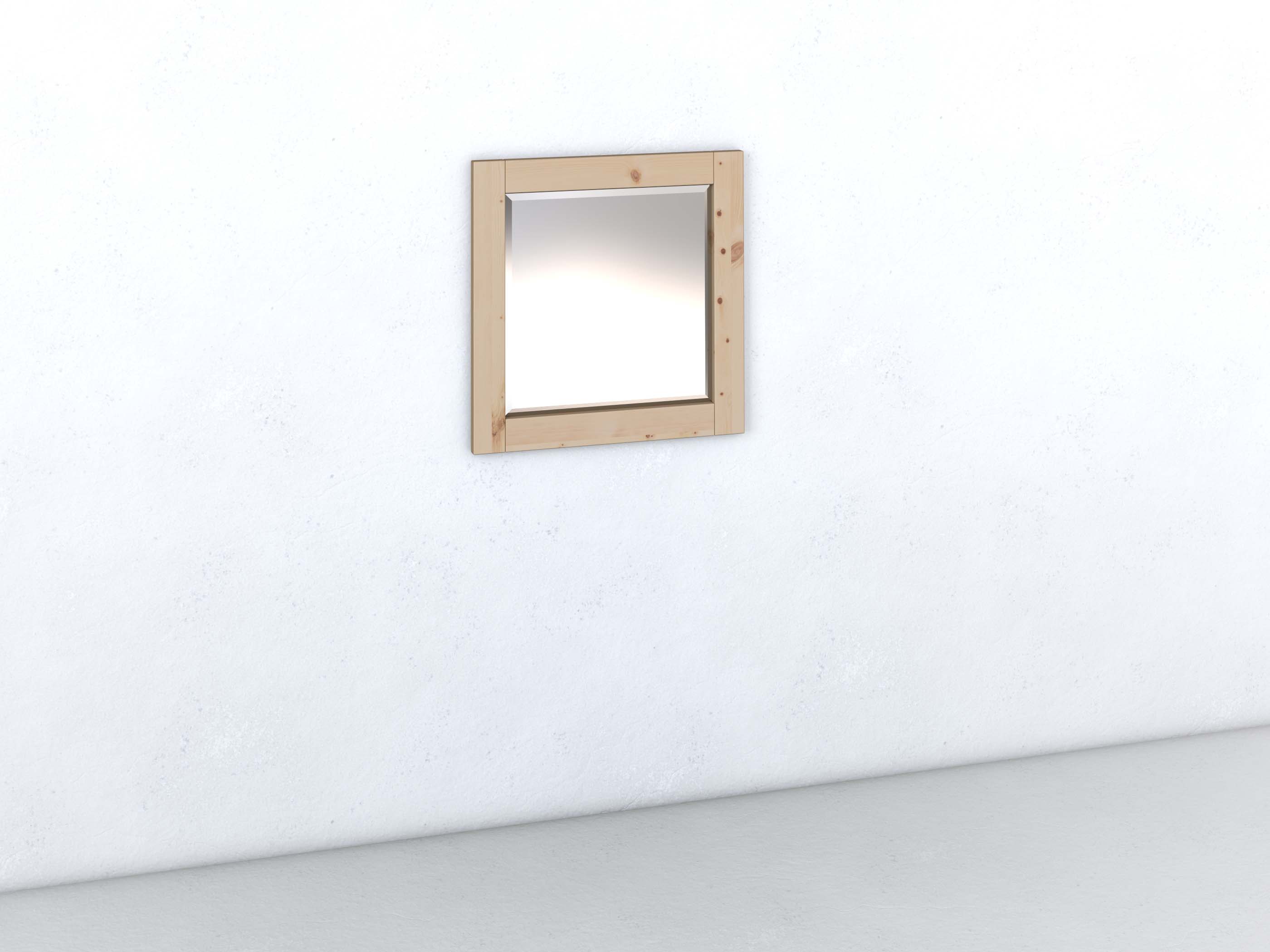 Zirbenwandspiegel "Sabrina" 70 x 70 cm