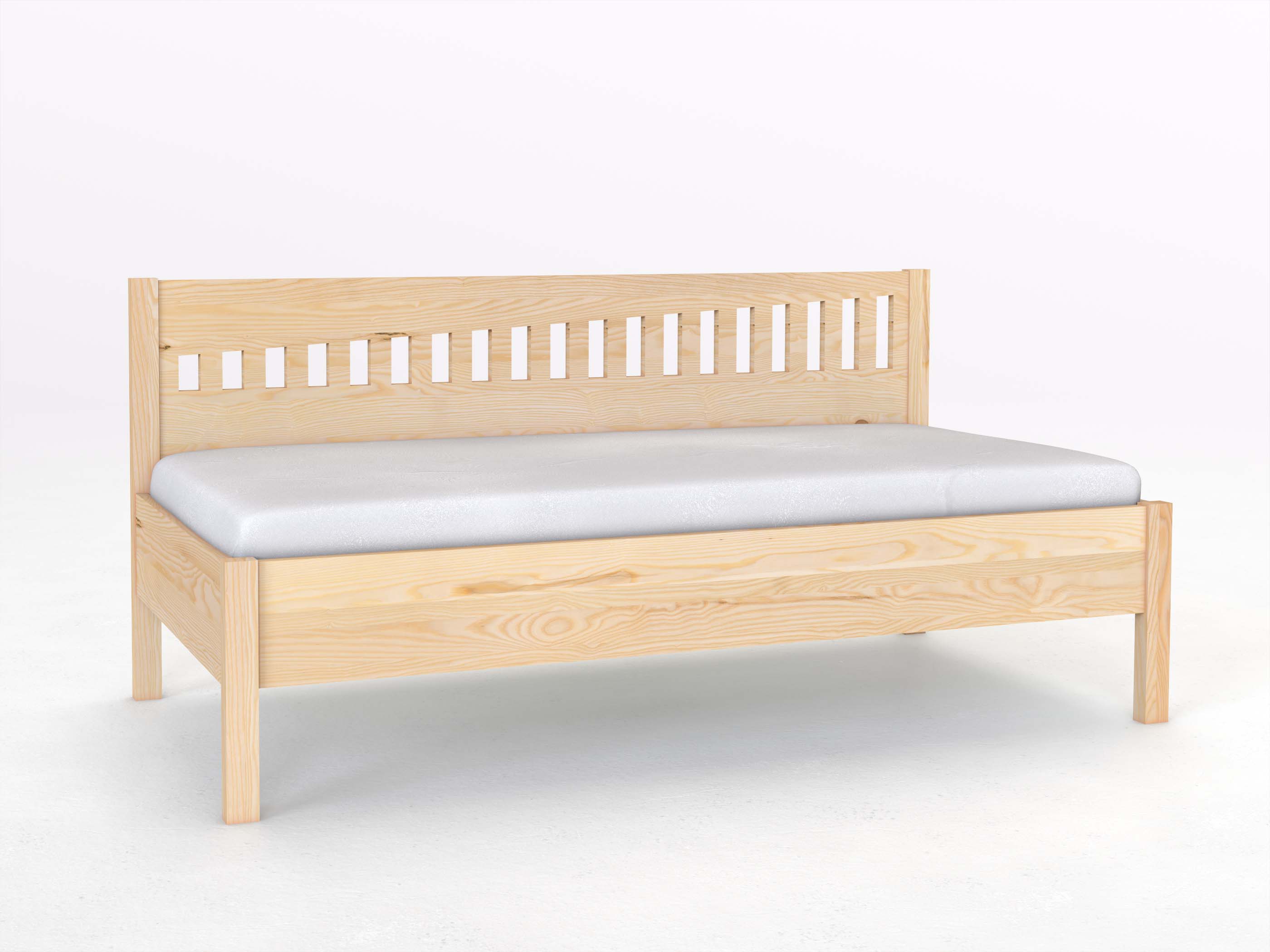 Sofabett „Julia“ aus Esche in den Maßen 90 x 200 cm - ohne Armlehne