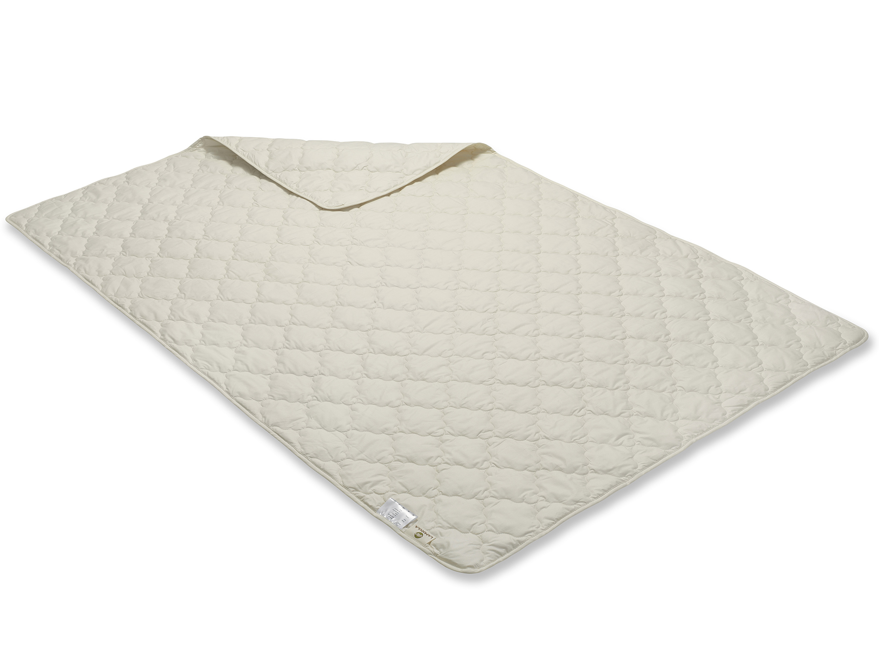 Steppung: Die kühlende Decke wird mit der Vielnadeltechnik hergestellt.