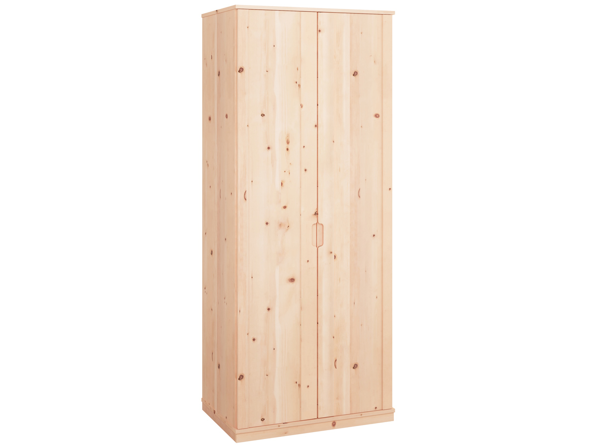 Zirbenschrank „Lukas“ 2-türig mit einer Höhe von 205 cm 