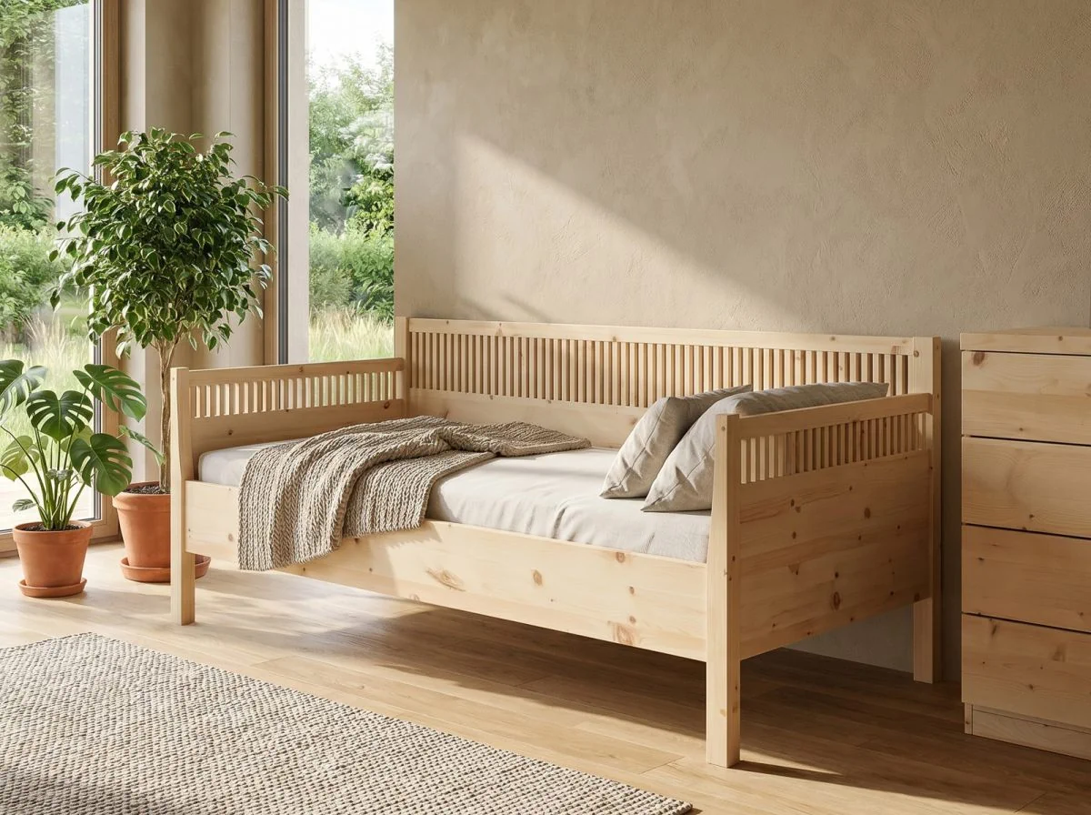 Sofabett „Julia“ aus alpenländischer Zirbe
