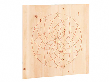 Wandbild aus Zirbe TraumfÃ¤nger von LaModula