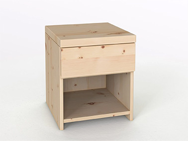 Zirbennachttisch 