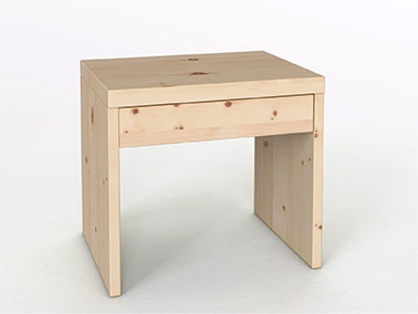 Zirbennachttisch "Emil" 47 cm 