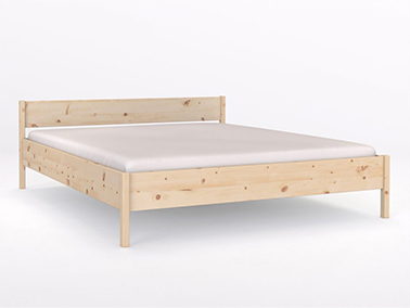 Zirbenbett "Fiona" 140 cm breit