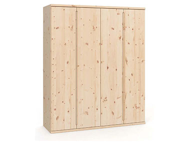 Zirbenschrank "Valentin" 4-türig
